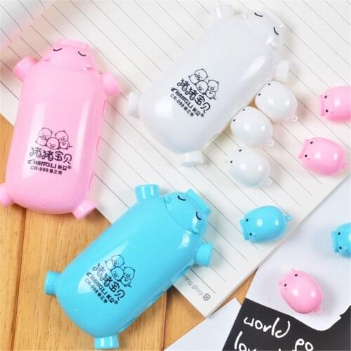 8M Cartoon Pig Correction Tape Kawaii Stationery Student Corrector Tools material escolar Novelty Office Supplies papeleria Gift