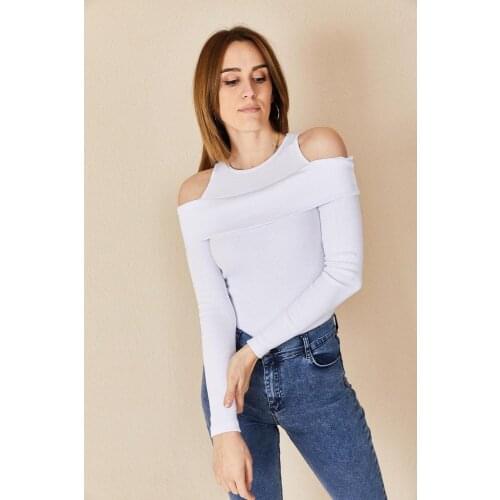 Morpile White Blouses