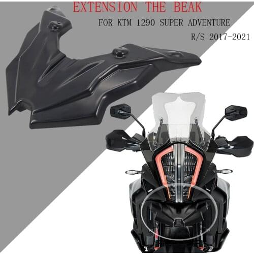 2017-2021 NEW Motorcycle Front Wheel Mudguard Beak Nose Cone Extension Cover Extender Cowl FOR 1290 Super Adventure R/S Adv
