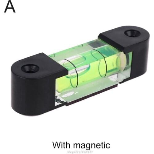 Plastic Long Level Magnetic Level Bubble Beads High Precision Level Cylinder Level Horizontal Bead Level Bubble Au2 21 Dropship