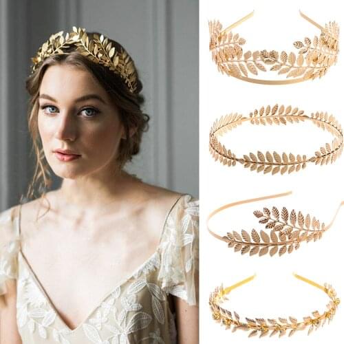New fashion retro headband womens wedding metal gold foil butterfly headband girls bridal hair accessories gifts