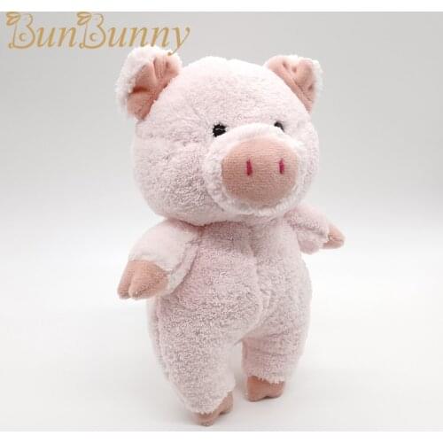 PInk Piggy Plush stuffed Animal Toys Lovely Birthday Gift for Children Cartoon Cuddly Snggle Sleeping mate Baby Pig Soft Toys