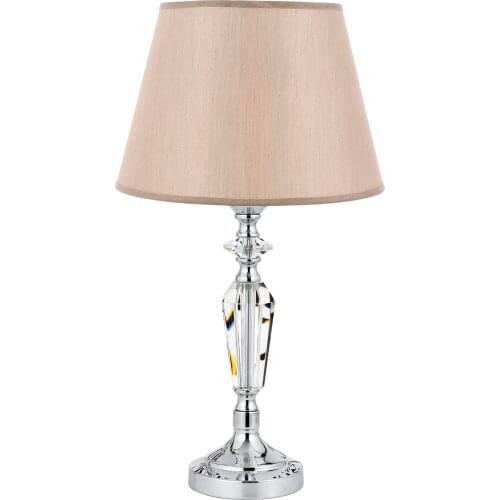 Silver Table Lamp Desklamp gray and silver