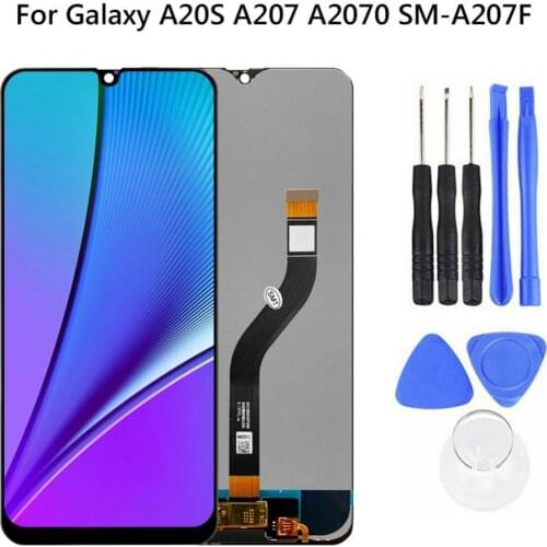 Replacement LCD Touch Screen Digitizer Parts for Samsung Galaxy A20S A207 A2070 Phone Repair Tools Parts Of The Cell Phone