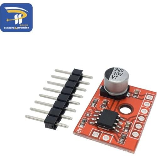 Super Mini Digital Amplifier Board 1 * 5W Class D Digital 2.5V To 5.5V Power Amplifier Board Efficient Class AB/D Optional