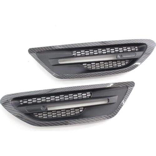 Carbon Fiber Style for BMW F10 Sedan M5 Side Fender Cover Grille 11-17 4DR ABS