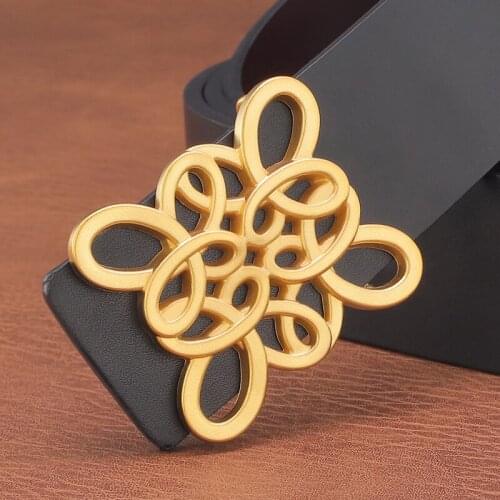 High Quality Personality copper slide buckle belts men Designer 3.8cm Girdle Wide balck genuine leather cintos masculinos