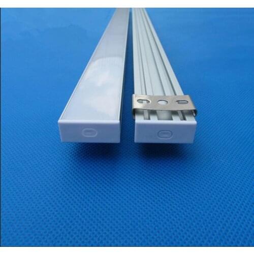 Factory supply fine anodized surface treatment recessed mounted aluminium led strip light profile for linear light