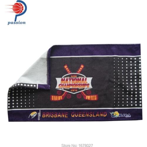 100%polyester Custom Quick Dry Sports Towels with Sublimation Printing Design