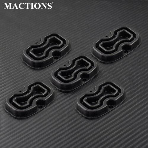 Rear Brake Master Cylinder Cover Motorcycle Black 5PCS Rubber Gasket For Harley Touring 2008-2018 FLHX FLHXS Road Glide