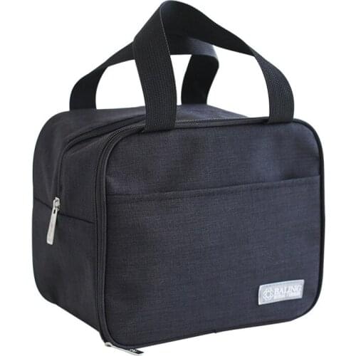 6L portable lunch bag thermal picnic box small cooler bag ice pack food thermos handbag drinks cans holder insulated cool bag