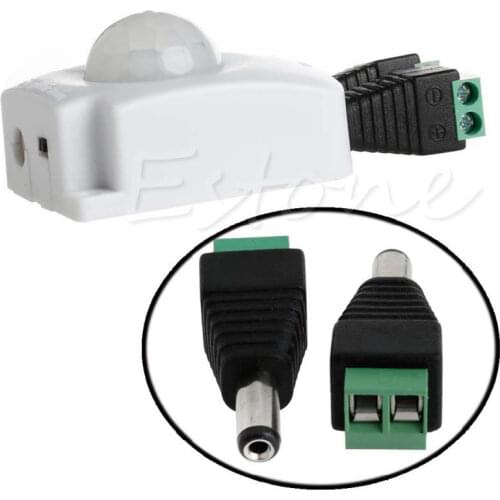 Automatic DC 12V-24V 10A Infrared PIR Motion Sensor Switch For LED light Strip H02