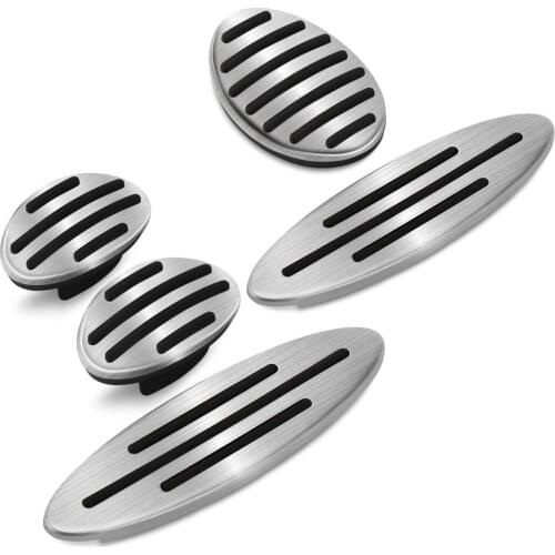 Car Accessoried Aluminum Footrest Gas Brake Pedal Pad for MINI R56 F56 Cooper S Paceman Countryman Auto No drilling styling