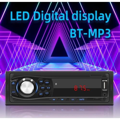 Wireless Bluetooth Car Stereo 12V Car Audio Recorder FM Radio USB/SD/AUX MP3 Player With Remote Control Player Car Electric 2021