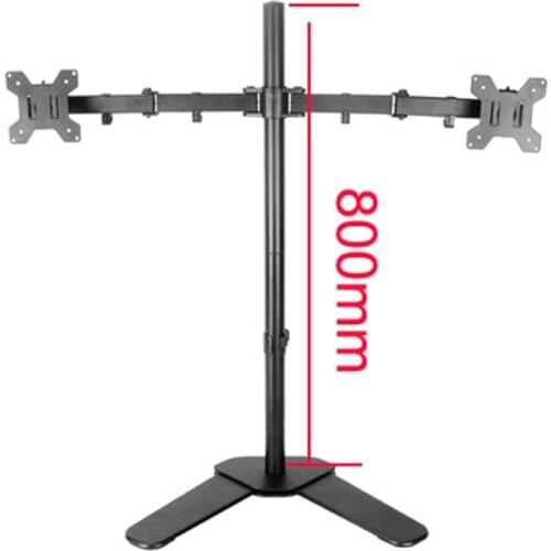 DL-MS01L Desktop Clamping Full Motion 360 Degree Dual Monitor Holder 10"-27"LCD LED Monitor Mount Arm Loading 9.9kgs PC stand