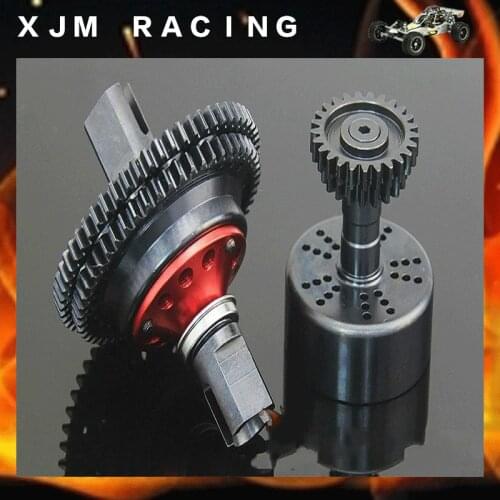 Two 2 Speed Gear System 20T 26T 52T 57T for 1/5 Losi 5ive-T ROVAN LT KINGMOTOR X2 FID RACING TRUCK RC CAR PARTS