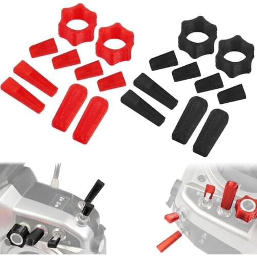 FEICHAO 10pcs 3D Print TPU RC Model Remote Control Channel Switch Protector for FRSKY X9D Transmitter Parts