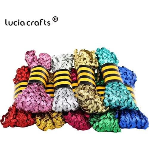 Lucia crafts 8mm Brilliant Grosgrain Ribbon for hair bow Wedding Party Decor Crafts 15y/18y Z0301