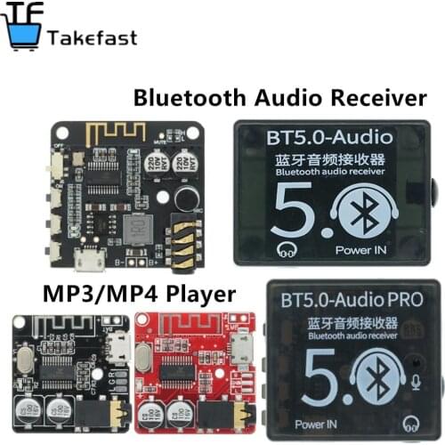 Mini Bluetooth 5.0 Decoder Board Audio Receiver BT5.0 PRO MP3 Lossless Player Wireless Stereo Music Amplifier Module With Case