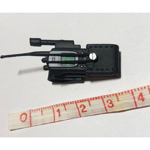 1/6 Scale Soldier Hong Kong Police Radio Communication Walkie-talkie Model Action Figure Scene Accessory Fits 12'' Doll Body Toy