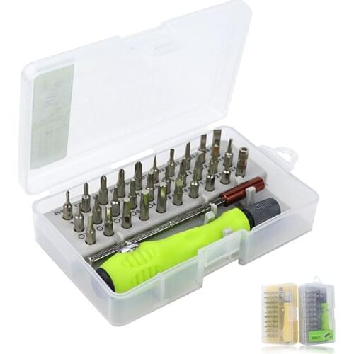32 in 1 Precision Screwdriver Set Magnetic Phillips Torx Screwdriver Bits Phone Camera Multi-purpose Repair Tools Kit