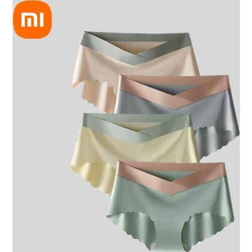 New xiaomi mijia ice silk seamless low-rise underwear for pregnant women, comfortable and breathable womens briefs