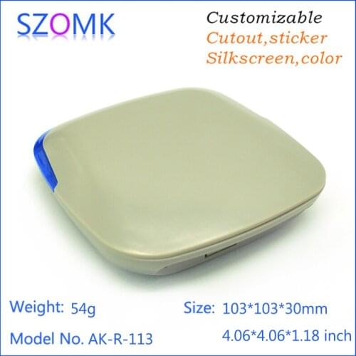 One piece szomk 103*103*30mm high quality router electric enclosure plastic housing control plastic enclosures for electronics