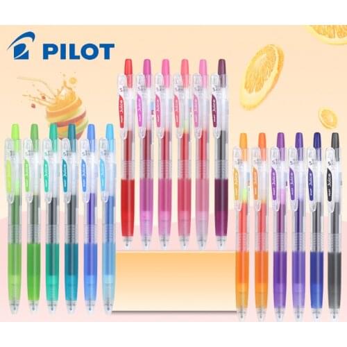 PILOT LJU-10EF Lovely Candy Colors Fruit Juice Press Gel Pen 0.5mm 24 Normal Colour Drawing Cute Girl Handbook Writing