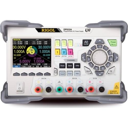 Rigol DP832A Triple Output 195 Watt Power Supply DC Power Supply 3 Channels