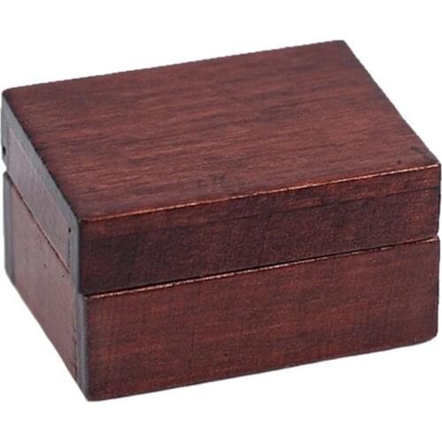 1:12 Doll House Mini Simulation Jewelry Box Model Dollhouse Dollhouse Jewelry Toy Box Children Accessories Diy Furniture Mi I4T5