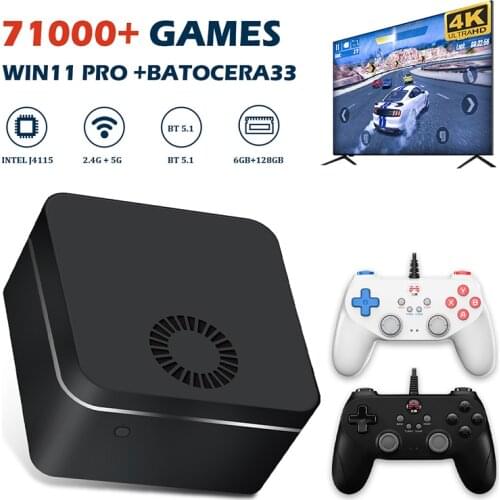 Retro Video Game Consoles Chuwi Super Console X PC Mini Box For PS2/PS1/WII/SS/N64 Windows 11 UHD Game Player With 61000+ Games