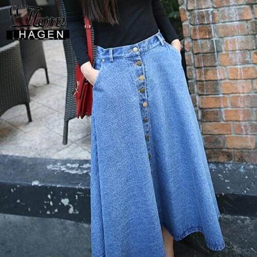 Том Хаген Denim Skirts For Women