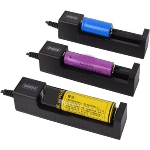 USB 1 Slot Battery Quick Charging Charger Portable USB Rechargeable Lithium Battery Charger Dock Station Cradle