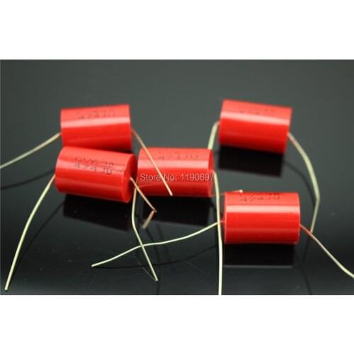 High quality thin film capacitor Axial capacitor Coupling capacitor 630V 474J 0.47UF 5% 5PCS Free Shipping