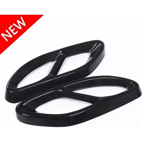 Top Quality For Mercedes Benz GLC A B C EClass W205 Coupe W213 W176 W246 2016-17 Car Accessory AMG Exhaust Cover Trim 304 Steel