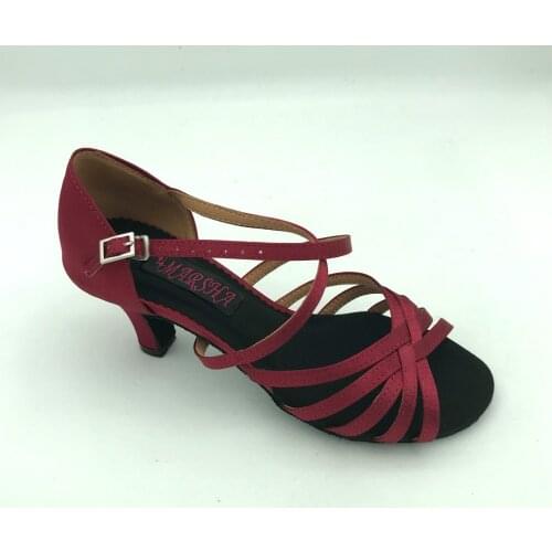 Hot Sale comfortable womens latin dance shoes ballroom salsa shoes tango shoes 6201BU