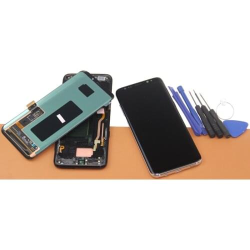 AMOLED LCD for SAMSUNG S8 LCD +Touch Screen Digitizer Replacement for SAMSUNG GALAXY S8 Plus LCD Display Repair Spare Parts