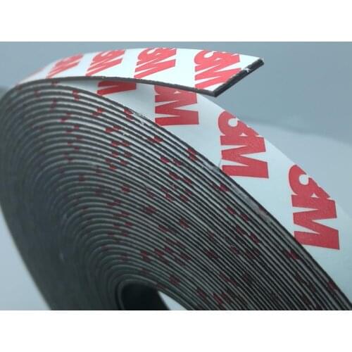 1Meter/LOT Rubber Magnet 10*1 mm 3M self Adhesive Flexible Magnetic Strip Rubber Magnet Tape width 10mm thickness 1mm 10mm x 1mm