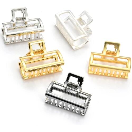 12pcs/lot hot style hair accessories ornament geometric hairpin rectangular small bath grab clip for girls