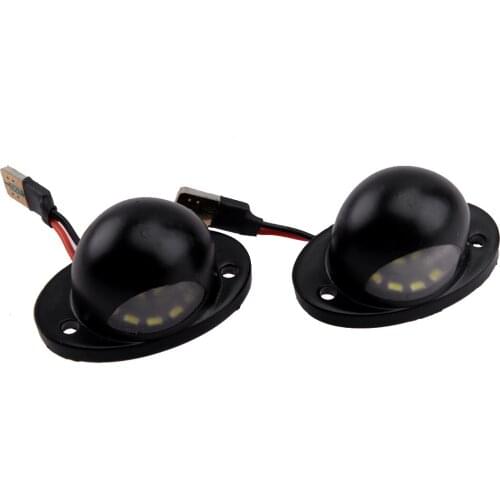 Beler 12V 1 Pair Car License Plate Light Lamp Fit For DODGE RAM 1500 2500 3500 1994 1995 1996 1997 1998 1999 2000 2001