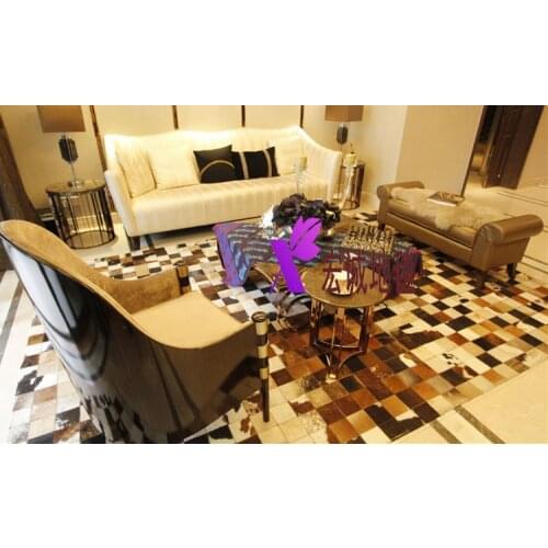 Free express delivery 1 piece 100% natural cowhide leather tile to carpet transition strip