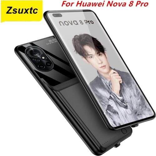 For Huawei Nova 8 Pro Battery Case 10000Mah Nova 8 Pro Charger Case Phone Cover Power Bank For Huawei Nova 8 Pro Battery Case