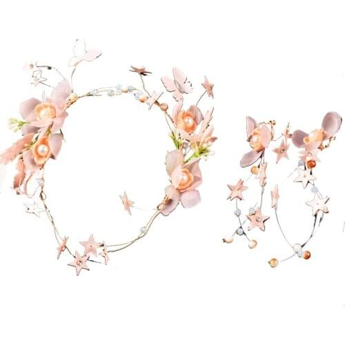 Bridal headwear 2021 new forest handmade flowers wedding hair accessories bridesmaid head flower wedding accessories