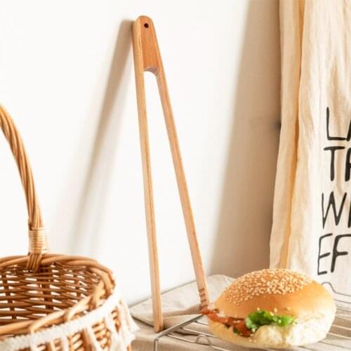 Wooden Food Clips Japanese Beech Bread Pastry Clips Steak Clips Grill Clips Wooden Salad Fruit Clips Grill Tools Kitchen Gadgets