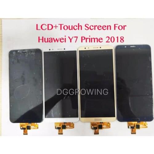 DGGROWING 100% No Dead Pixel LCD Replacement For Huawei Y7 2018 / Y7 Pro 2018 / Y7 Prime 2018 LCD Complete With Free Shipping