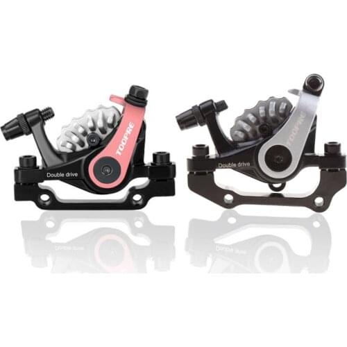 U2JB Aluminum Alloy Bicycle Dual Drive Front/Rear Disc Brake Mountain Road MTB Bike Mechanical Caliper Disc Brakes