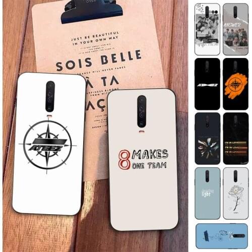 FHNBLJ ATEEZ Phone Case for Redmi 5 6 7 8 9 A X pro plus K20 S2 K30 pro Go