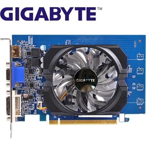 GIGABYTE GT 730 2GB D5 Graphics Cards GV-N730D5-2GI 64Bit GDDR5 Video Card for nVIDIA Geforce GT730 D5 HDMI Dvi VGA Cards Used
