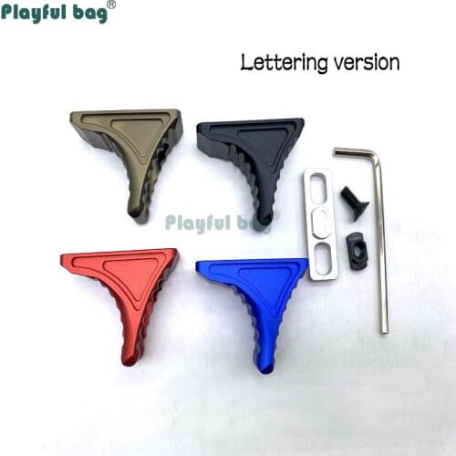 Playful bag Mini triangle hand stop Upgrade material handguard handstop Mlok CS game accessory Decorative toys AQA35