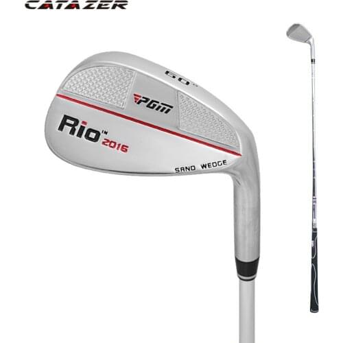 Catazer Golf Clubs Sand Wedges Stainless Steel Shaft Practicing Beginner Exercise Wedges Clubs Right Hand 2 Colors